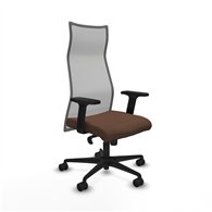 piqueras y crespo albacete malla sincro malla gris bali marr?n oscuro brazos 2d base nailon ruedas 65 mm nailon