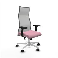 piqueras y crespo albacete malla sincro malla gris bali rosa brazos 2d base blanca ruedas 65 mm nailon