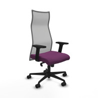 piqueras y crespo albacete malla sincro malla gris similpiel morado brazos 2d base nailon ruedas 65 mm nailon