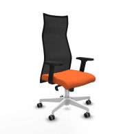piqueras y crespo albacete malla sincro malla negra bali naranja brazos 2d base blanca ruedas 65mm engomadas
