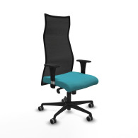 piqueras y crespo albacete malla sincro malla negra bali turquesa brazos 1d base nailon ruedas 65mm engomadas
