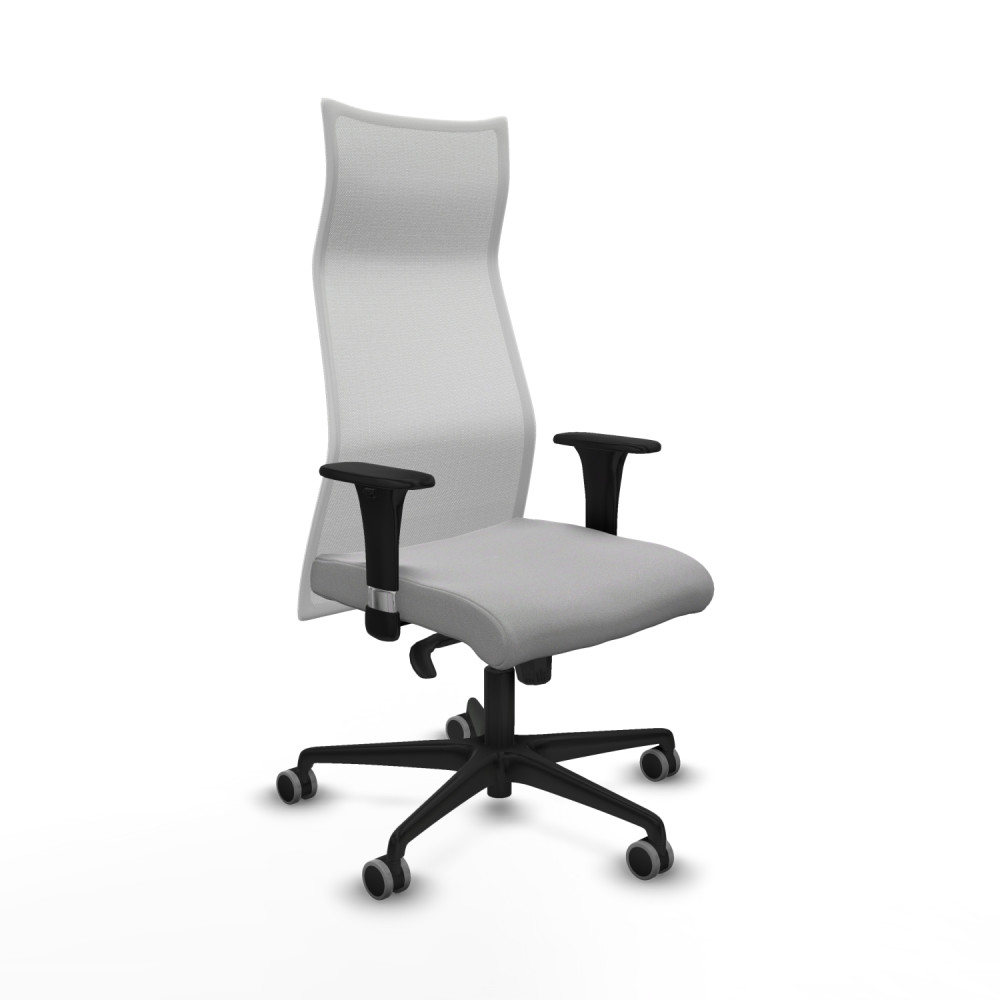piqueras y crespo albacete malla xl sincro malla blanca bali gris claro brazos 1d base nailon ruedas 65mm engomadas