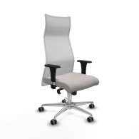 piqueras y crespo albacete malla xl sincro malla blanca similpiel blanco brazos 1d base aluminio ruedas 65mm engomadas