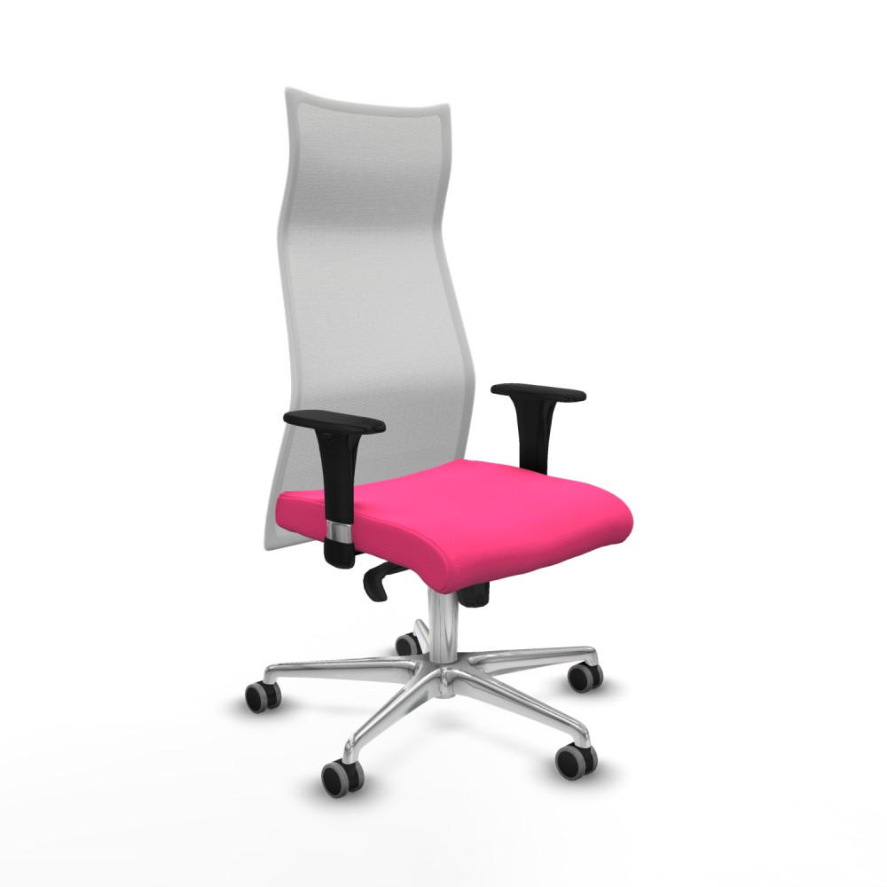 piqueras y crespo albacete malla xl sincro malla blanca similpiel rosa brazos 1d base aluminio ruedas 65mm engomadas