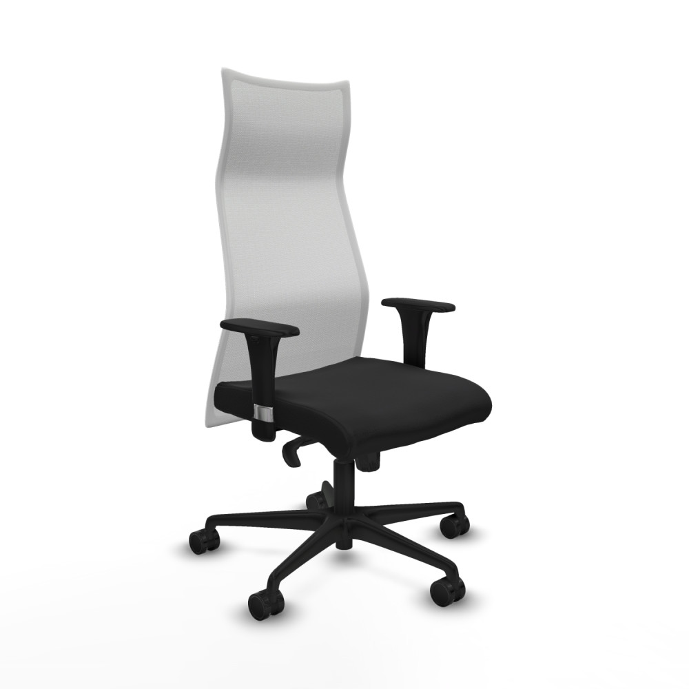 piqueras y crespo albacete malla xl sincro malla blanca similpiel negro brazos 1d base nailon ruedas 65mm nailon