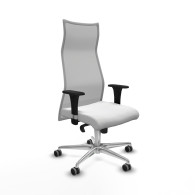 piqueras y crespo albacete malla xl sincro malla gris bali blanco brazos 1d base aluminio ruedas 65mm engomadas
