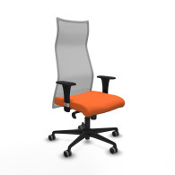 piqueras y crespo albacete malla xl sincro malla gris bali naranja brazos 1d base nailon ruedas 65mm engomadas