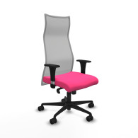 piqueras y crespo albacete malla xl sincro malla gris similpiel rosa brazos 1d base nailon ruedas 65mm nailon