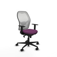 piqueras y crespo jorquera sincro malla blanca similpiel morado brazos 1d base nailon  ruedas 65mm nailon