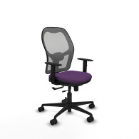piqueras y crespo jorquera traslack malla gris bali morado brazos 1d base nailon  ruedas 65mm nailon