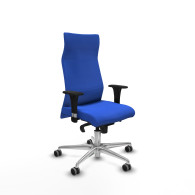 piqueras y crespo albacete direcci?n sincro bali azul brazos 1d cromados base aluminio ruedas 65 engomadas