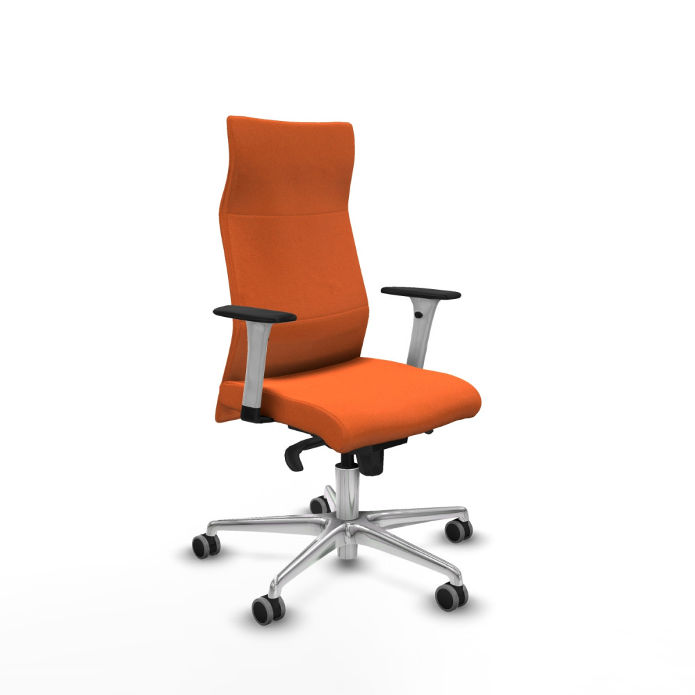 piqueras y crespo albacete direcci?n sincro bali naranja brazos 1d blancos base aluminio ruedas 65 engomadas