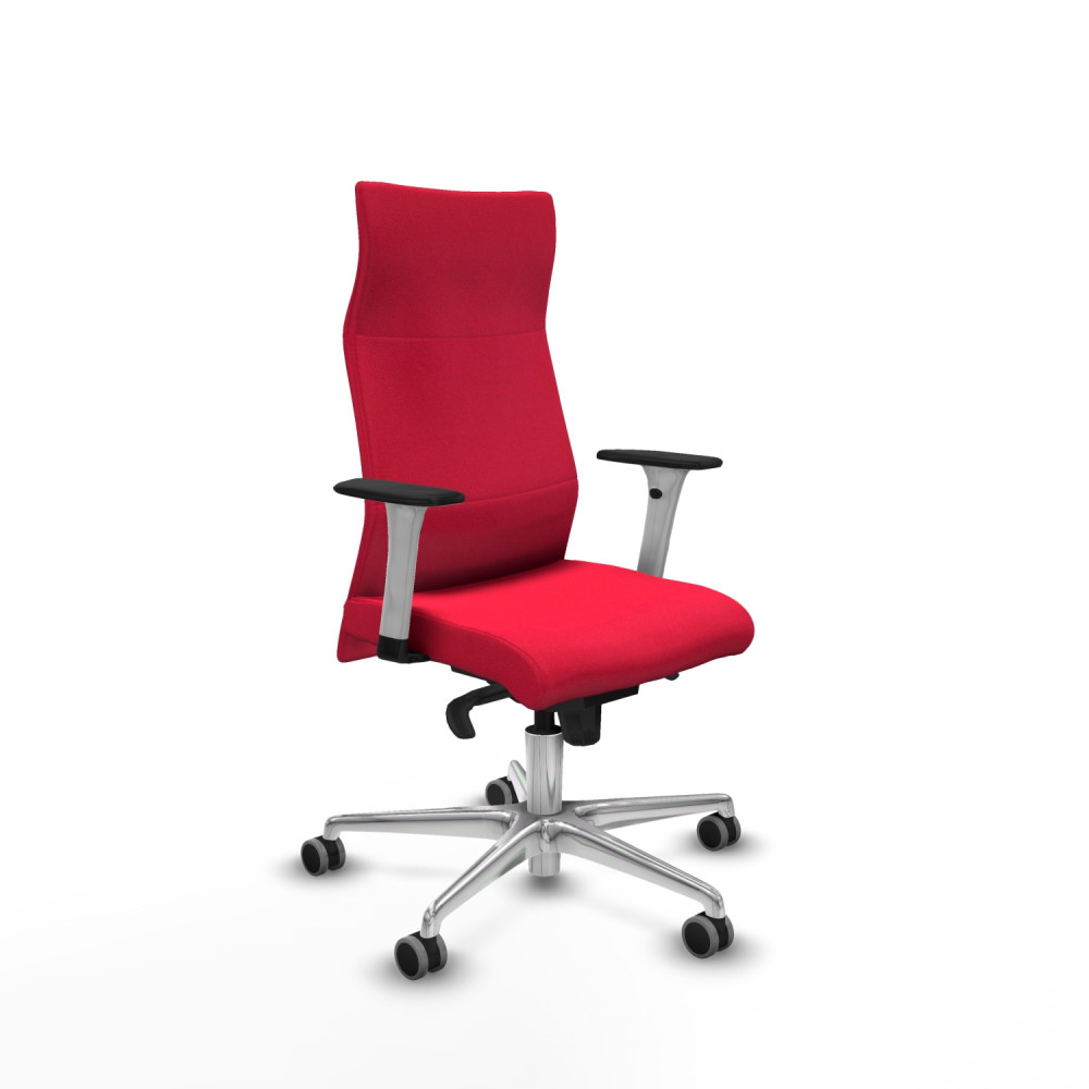 piqueras y crespo albacete direcci?n sincro bali rojo brazos 1d blancos base aluminio ruedas 65 engomadas