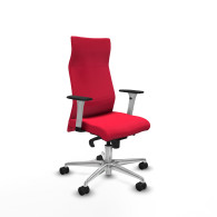 piqueras y crespo albacete direcci?n sincro bali rojo brazos 1d blancos base aluminio ruedas 65 nailon