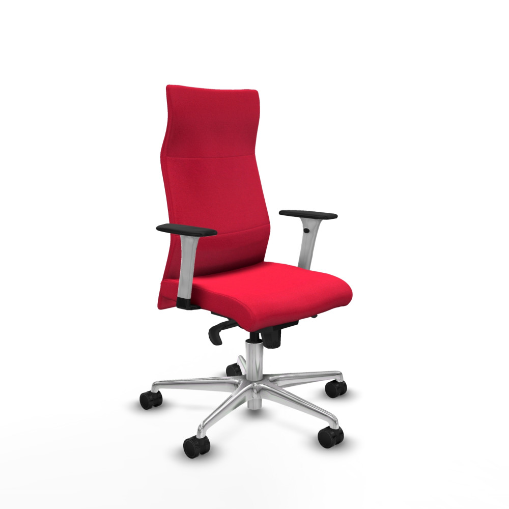 piqueras y crespo albacete direcci?n sincro bali rojo brazos 1d blancos base aluminio ruedas 65 nailon