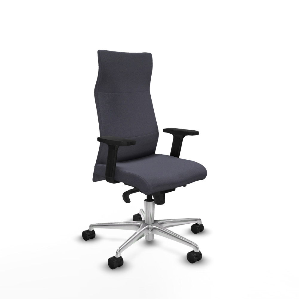 piqueras y crespo albacete direcci?n sincro bali gris oscuro brazos 2d base aluminio ruedas 65 nailon
