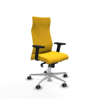 piqueras y crespo albacete direcci?n sincro similpiel amarillo brazos 2d base aluminio ruedas 65 engomadas