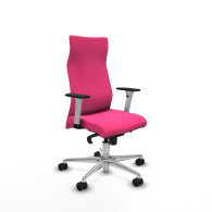 piqueras y crespo albacete direcci?n sincro similpiel rosa brazos 1d blancos base aluminio ruedas 65 nailon