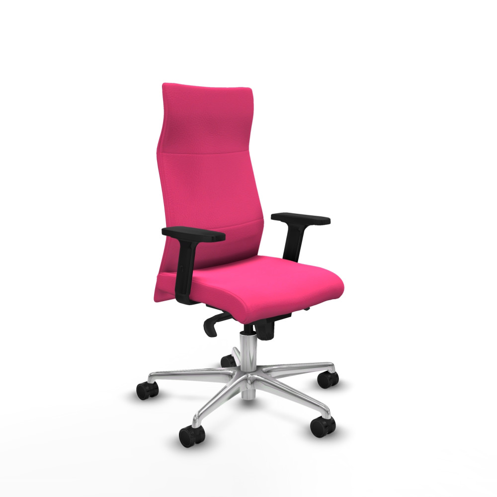 piqueras y crespo albacete direcci?n sincro similpiel rosa brazos 2d base aluminio ruedas 65 nailon