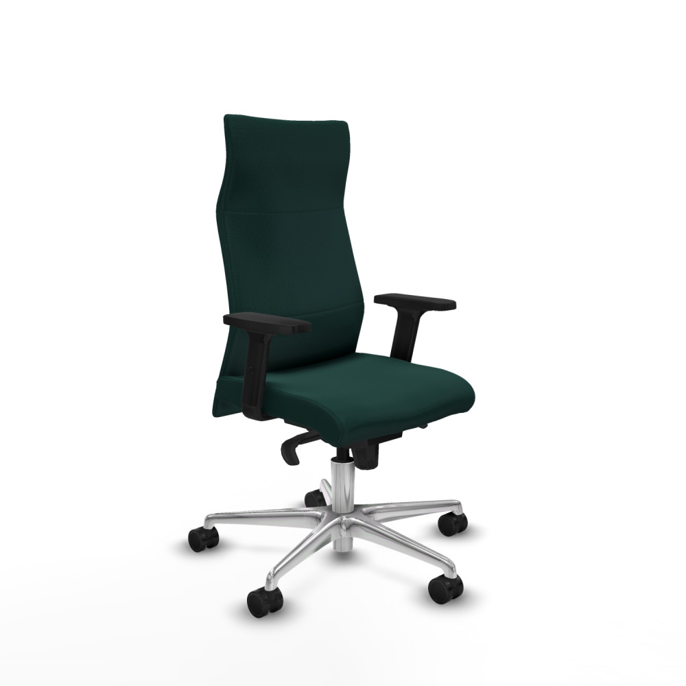 piqueras y crespo albacete direcci?n sincro similpiel verde botella brazos 2d base aluminio ruedas 65 nailon
