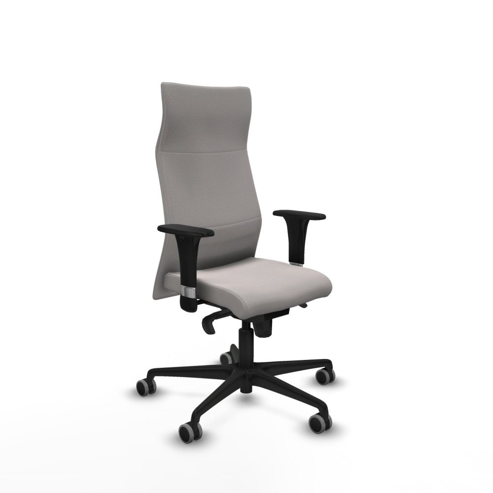 piqueras y crespo albacete xl sincro similpiel blanco brazos 1d base nailon ruedas 65mm engomadas