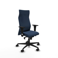 piqueras y crespo albacete xl sincro similpiel azul marino brazos 1d base nailon ruedas 65 mm nailon