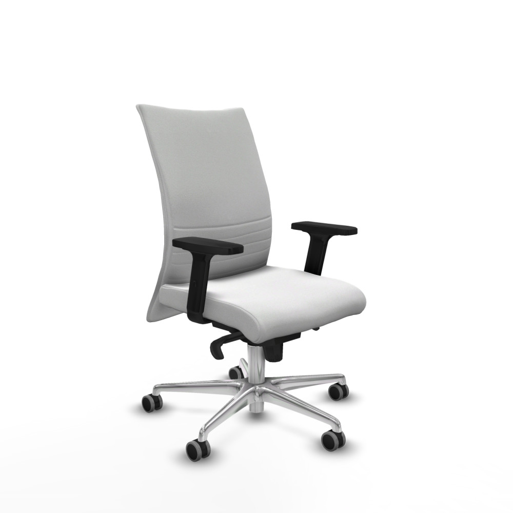 piqueras y crespo albacete confidente sincro bali blanco brazos 2d base aluminio ruedas 65mm engomadas