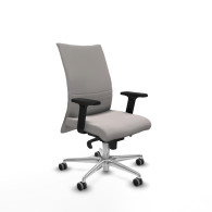piqueras y crespo albacete confidente sincro similpiel blanco brazos 2d base aluminio ruedas 65mm engomadas