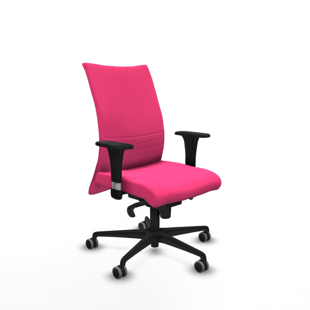 piqueras y crespo albacete confidente sincro similpiel rosa brazos 1d base nailon ruedas 65mm engomadas