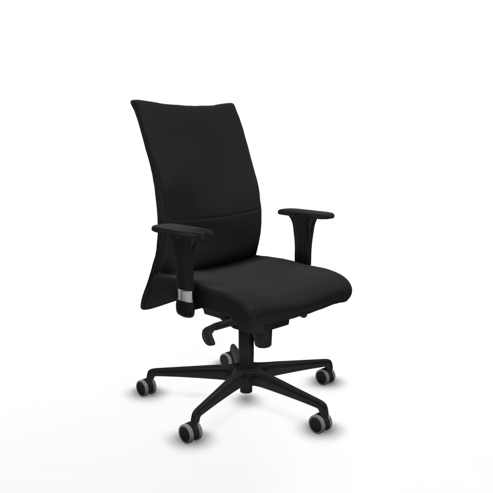 piqueras y crespo albacete confidente sincro similpiel negro brazos 1d base nailon ruedas 65mm engomadas