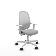 piqueras y crespo cilanco blanca sincro malla blanca bali gris claro brazos blancos base blanca ruedas 65mm nailon