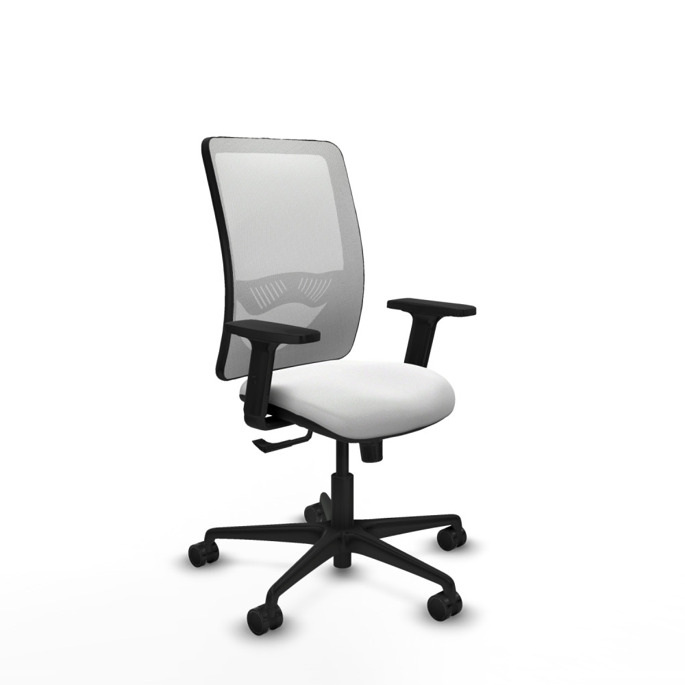 piqueras y crespo zulema sincro malla blanca bali blanco brazos 2d base nailon  ruedas 65mm nailon