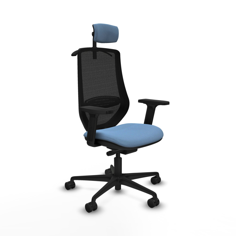 piqueras y crespo mardos traslack bali azul cielo brazos 2d base nailon ruedas 65mm nailon cabecero 2d perchero