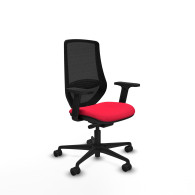piqueras y crespo mardos traslack bali rojo brazos 2d base nailon ruedas 65mm nailon