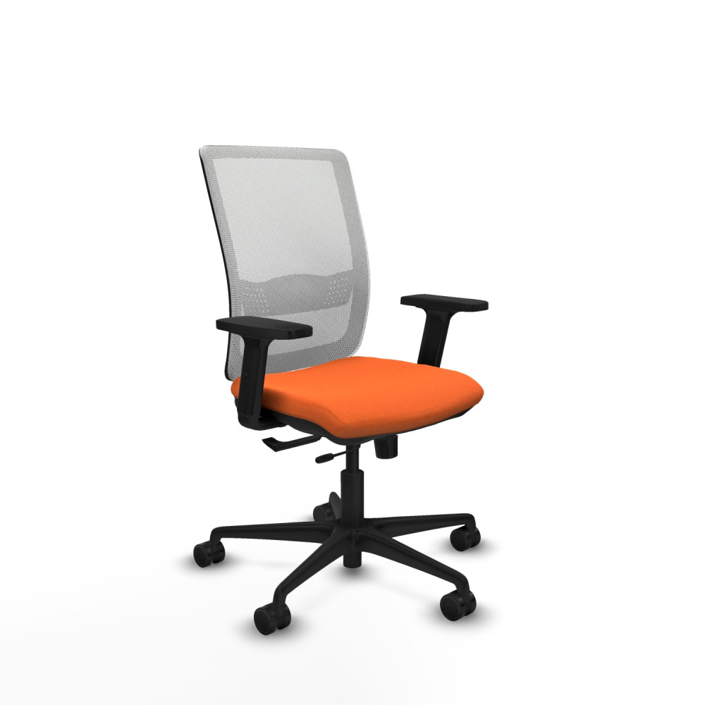 piqueras y crespo haches traslack malla blanca bali naranja brazos 2d base nailon ruedas 65mm nailon