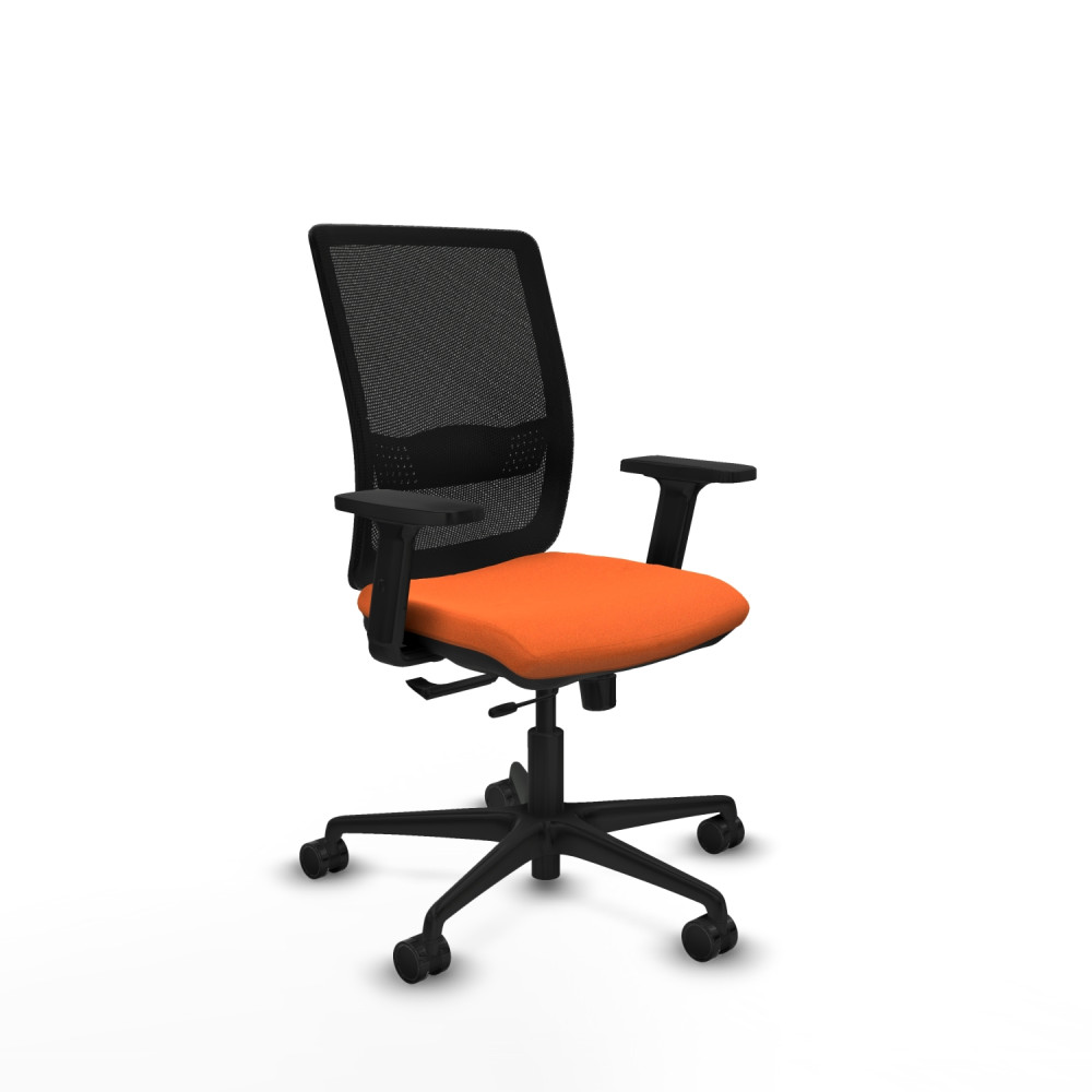 piqueras y crespo haches traslack malla negra bali naranja brazos 2d base nailon ruedas 65mm nailon