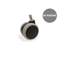 piqueras y crespo kit de 50 ruedas engomadas de 65mm perno 11 mm
