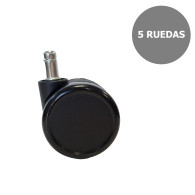 piqueras y crespo kit de 5 ruedas de nailon de 65mm.