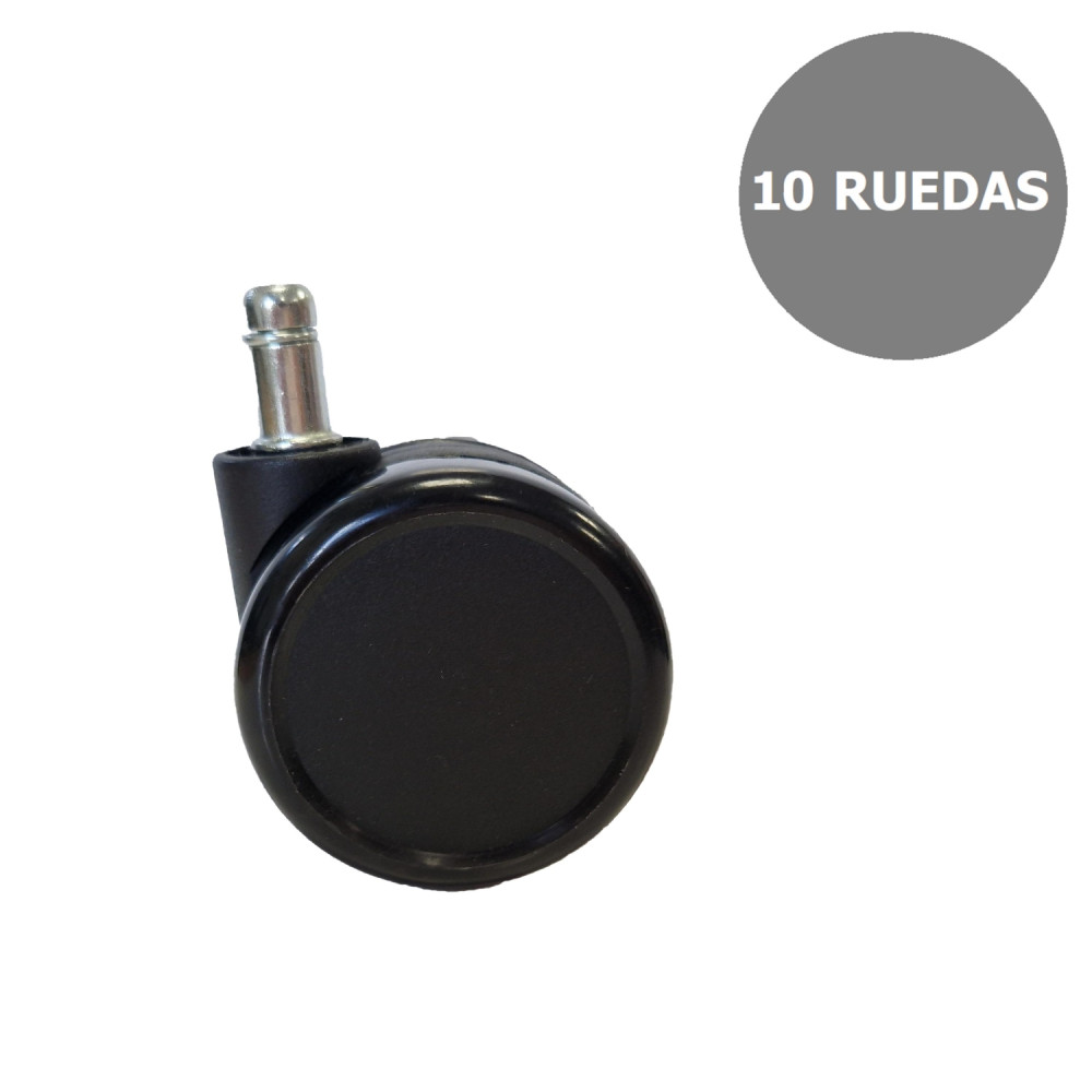 piqueras y crespo kit de 10 ruedas de nailon de 65mm