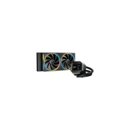 deepcool lm240 procesador kit de refrigeración líquida 12 cm negro 1 pieza(s)
