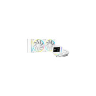 deepcool lm240 wh procesador kit de refrigeración líquida 12 cm blanco 1 pieza(s)