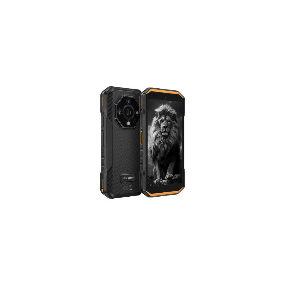 ulefone armor x32 pro 14,3 cm (5.65") sim doble android 14 5g usb tipo c 8 gb 256 gb 5500 mah negro, naranja