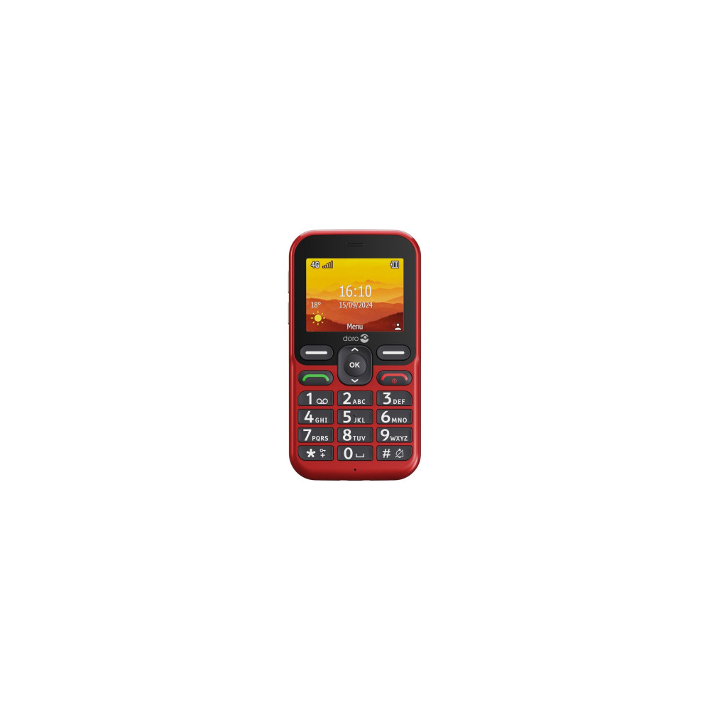 doro leva l10 6,1 cm (2.4") 120,7 g rojo característica del teléfono