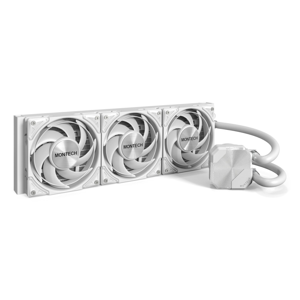 montech hyperflow silent 360 procesador sistema de refrigeración líquida todo en uno 12 cm blanco 1 pieza(s)
