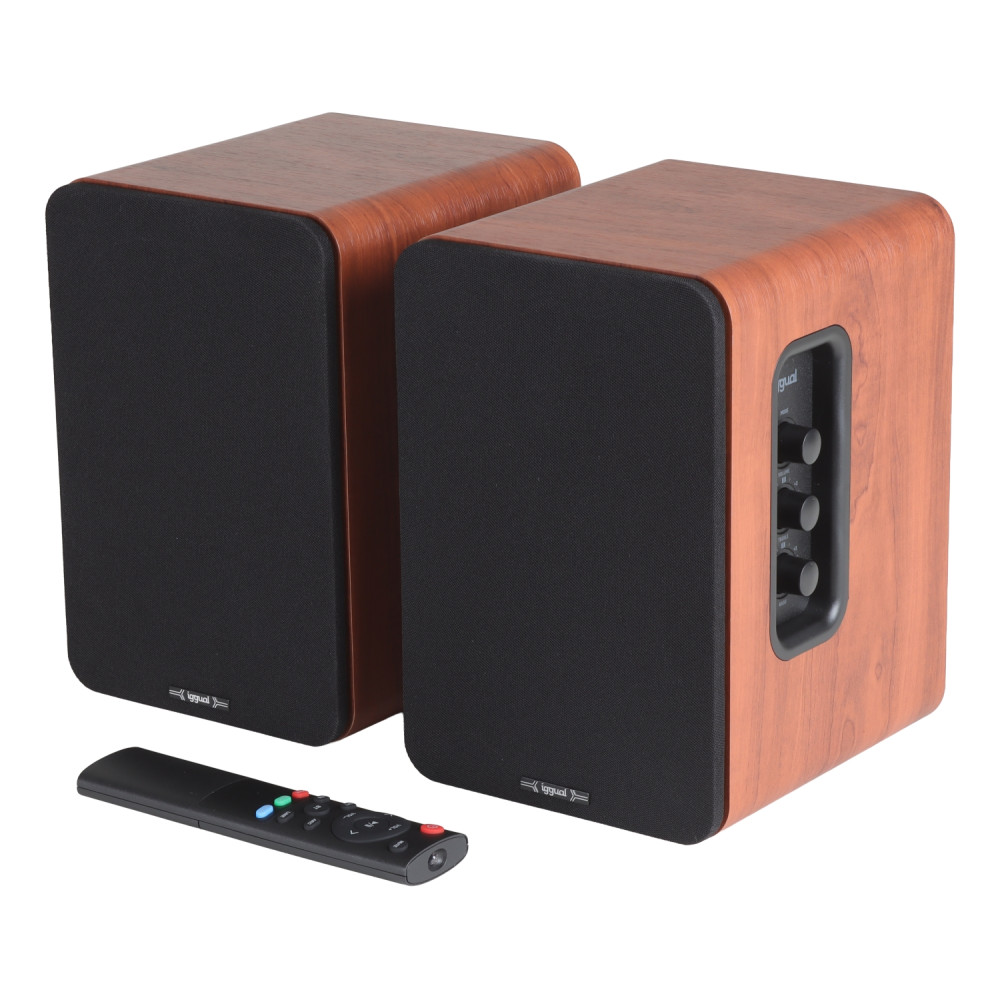 iggual igg319963 altavoz madera inalámbrico y alámbrico 50 w