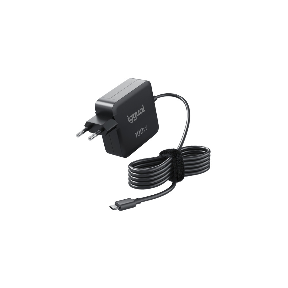 iggual pd 100w universal negro corriente alterna carga rápida interior