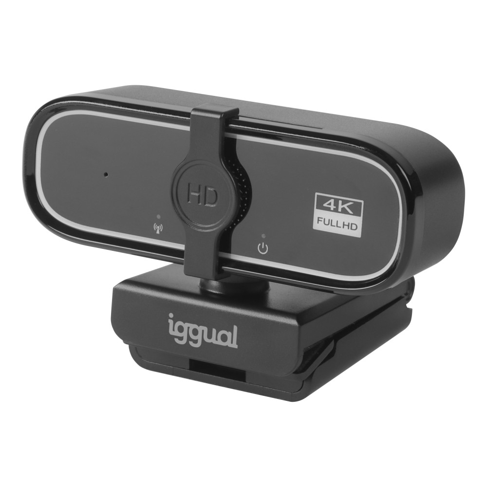 iggual usb 4k uhd wc3840 business pro view cámara web 8 mp 3840 x 2160 pixeles negro