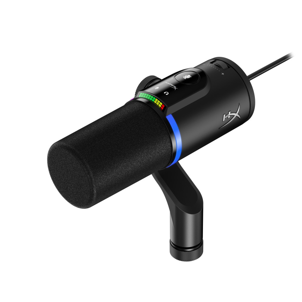 hyperx flipcast - usb/xlr dynamic microphone (black)