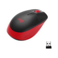 ratón logitech m190 óptico rf negro/rojo (910-005908)