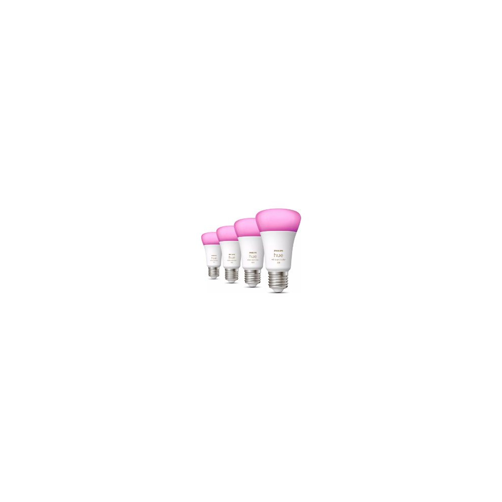 bombilla philips hue led e27 806l 4unid. (929002489604)